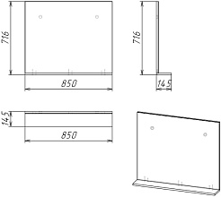 Grossman Зеркало Тенза 85 веллингтон – фотография-4